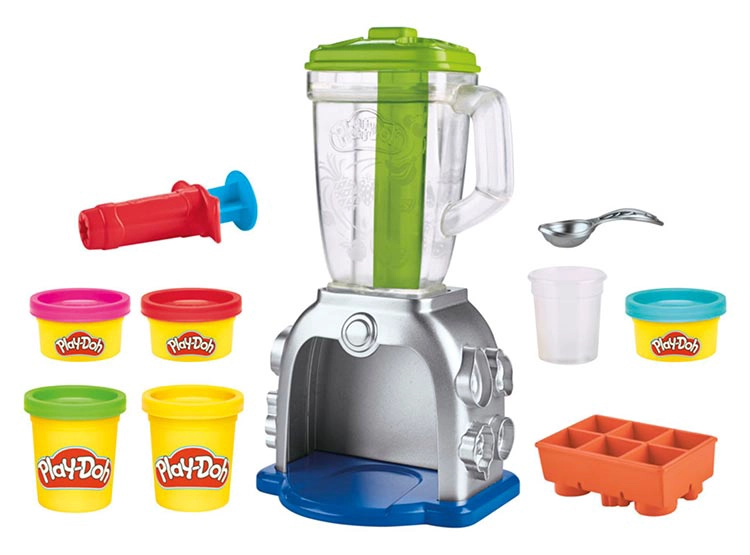 SET DE JUEGO PLAY DOH KITCHEN CREATIONS LICUADORA DE BATIDOS COLORIDOS - 1