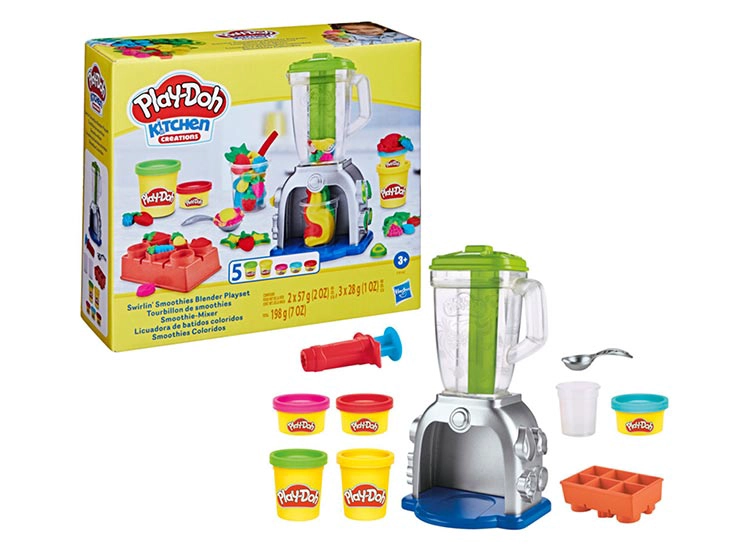 SET DE JUEGO PLAY DOH KITCHEN CREATIONS LICUADORA DE BATIDOS COLORIDOS - 2