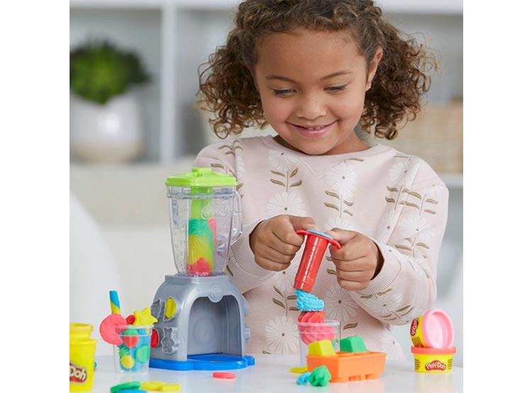 SET DE JUEGO PLAY DOH KITCHEN CREATIONS LICUADORA DE BATIDOS COLORIDOS - 8
