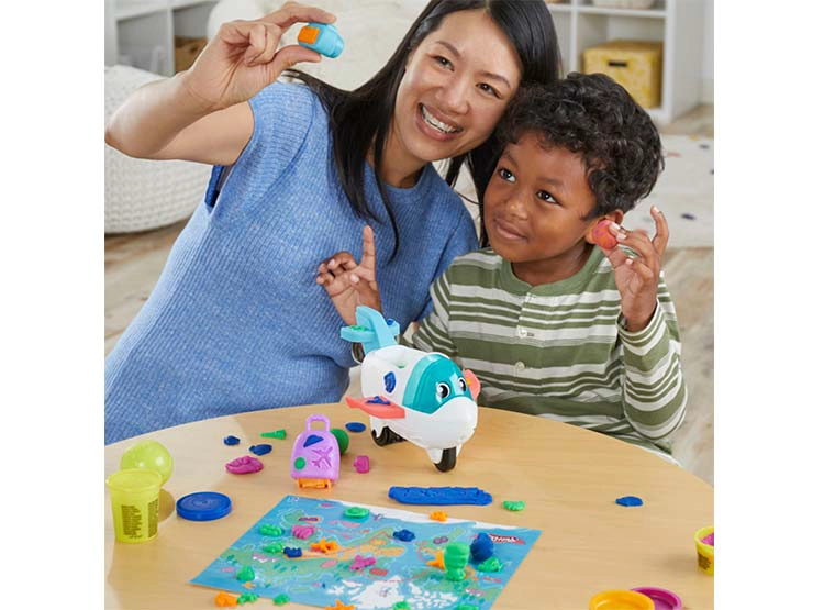 SET DE JUEGO PLAY DOH PRIMERAS CREACIONES CON EL AVION - 12