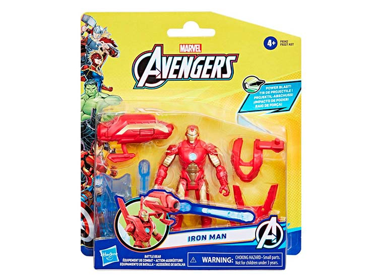 FIGURA DE ACCION MARVEL AVENGERS EPIC HERO SERIES IRON MAN - 12