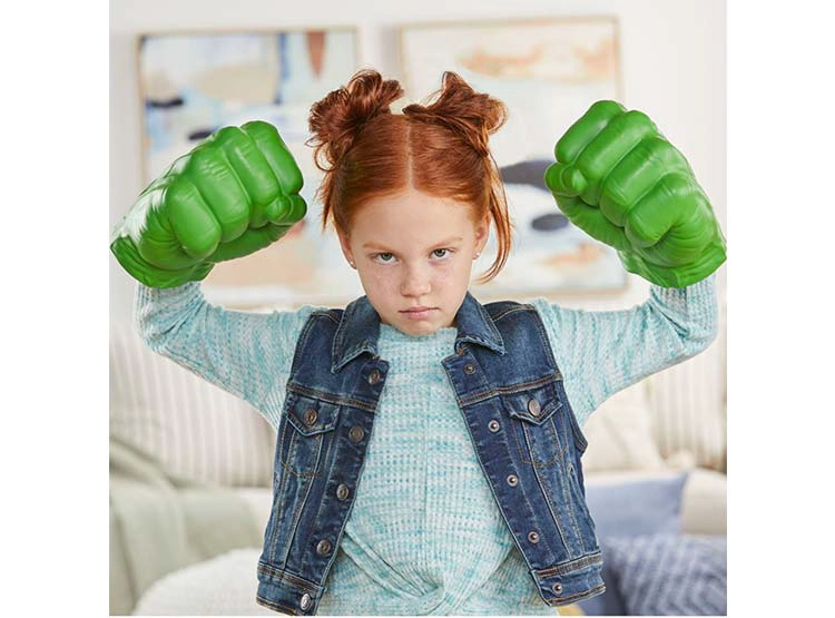 GUANTES MARVEL AVENGERS SUPER PUÑOS GAMMA HULK - 7