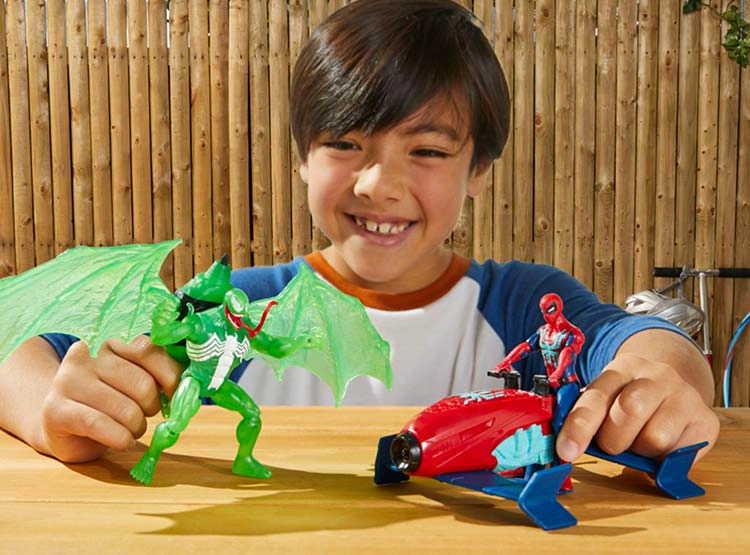 FIGURA DE ACCION SPIDERMAN EPIC HERO SERIES WEB SPLASHERS / MODELO ALEATORIO - 5