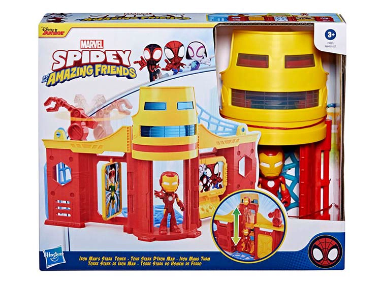 SET SPIDEY & HIS AMAZING FRIENDS TORRE STARK IRON MAN - 3