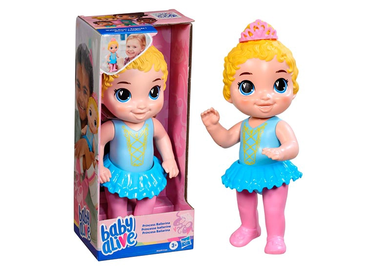 MUÑECA BABY ALIVE PRINCESA BAILARINA CABELLO RUBIO - 2