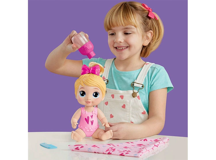 MUÑECA BABY ALIVE BURBUJAS RELAJANTES HARPER HUGS CABELLO RUBIO - 11