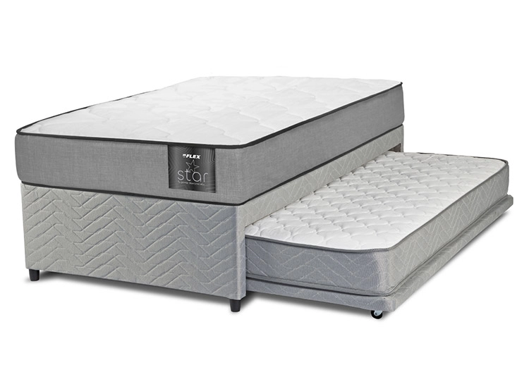 CAMA DIVAN FLEX STAR 1 PLAZA GRIS - 2