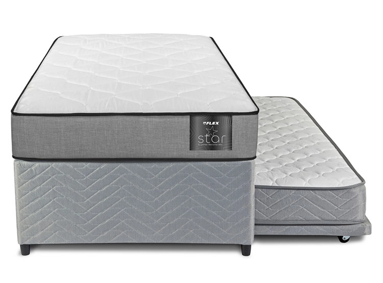 CAMA DIVAN FLEX STAR 1.5 PLAZAS GRIS - 1
