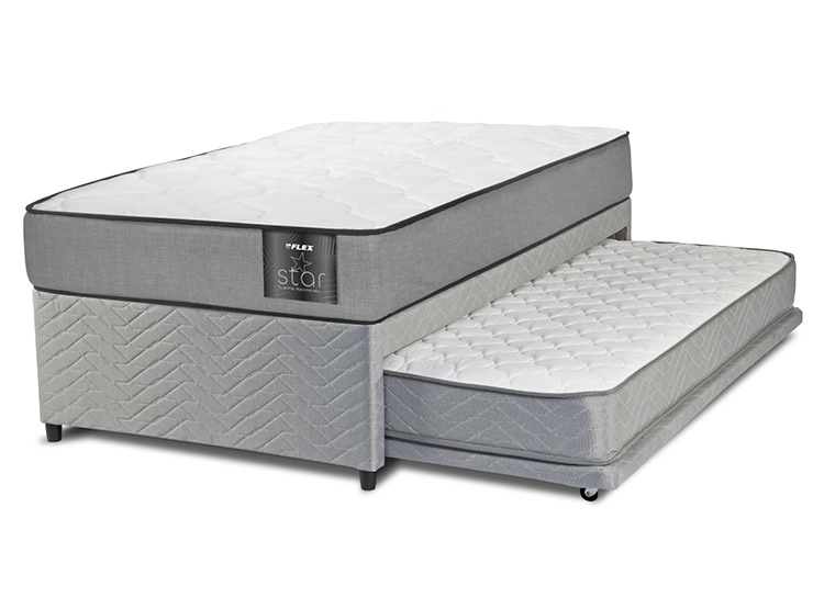 CAMA DIVAN FLEX STAR 1.5 PLAZAS GRIS - 2