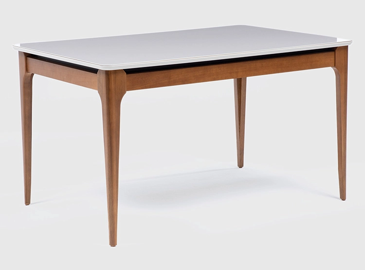JUEGO DE COMEDOR DECOCASA ADDAR ALBA SP 4 SILLAS BLANCO - 2