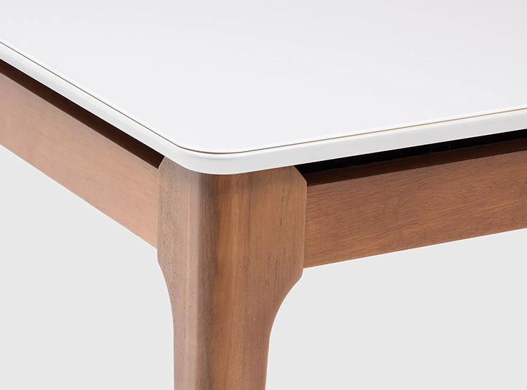 JUEGO DE COMEDOR DECOCASA ADDAR ALBA SP 4 SILLAS BLANCO - 7