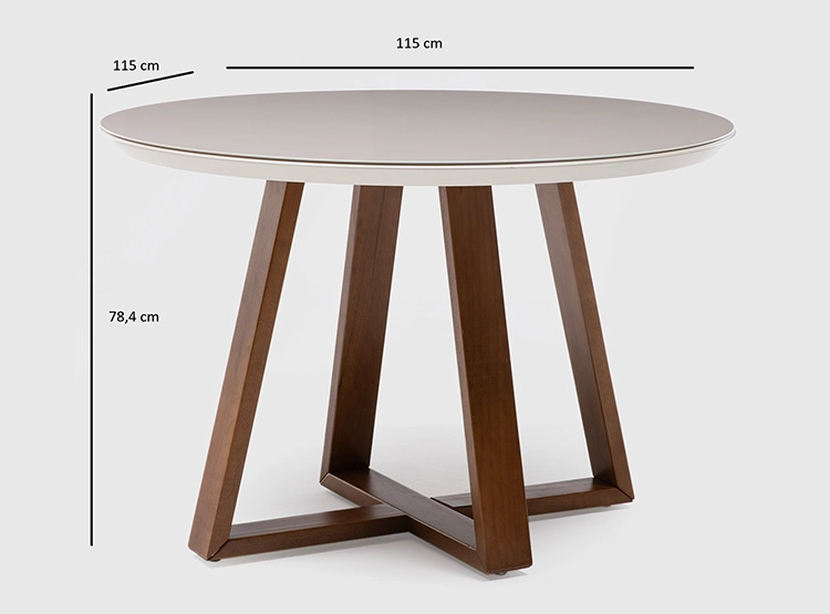 JUEGO DE COMEDOR DECOCASA BENNET ALBA 4 SILLAS BLANCO - 5