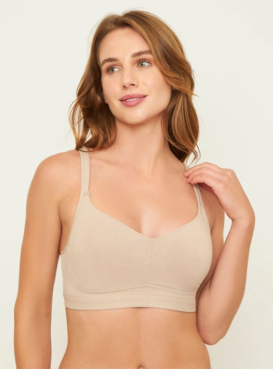 SOSTÉN PALMERS ALGODÓN POST MASTECTOMÍA BEIGE - 1