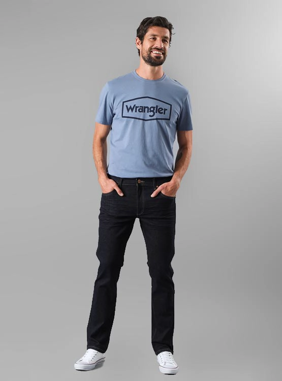 JEANS STRAIGHT HOMBRE WRANGLER GREEBRTT4 - 1