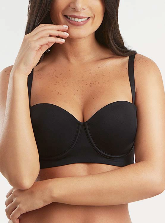 SOSTÉN MUJER FLORES STRAPLESS - 1