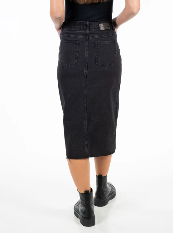 FALDA MUJER ELLUS ALGODÓN MIDI - 3