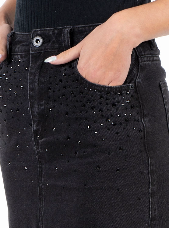 FALDA MUJER ELLUS ALGODÓN MIDI - 4