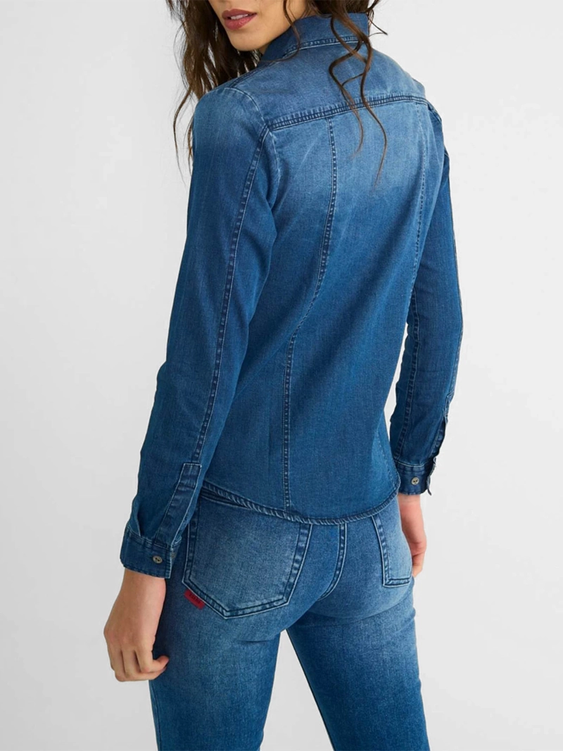 BLUSA MUJER ELLUS MANGA LARGA ALGODÓN - 2