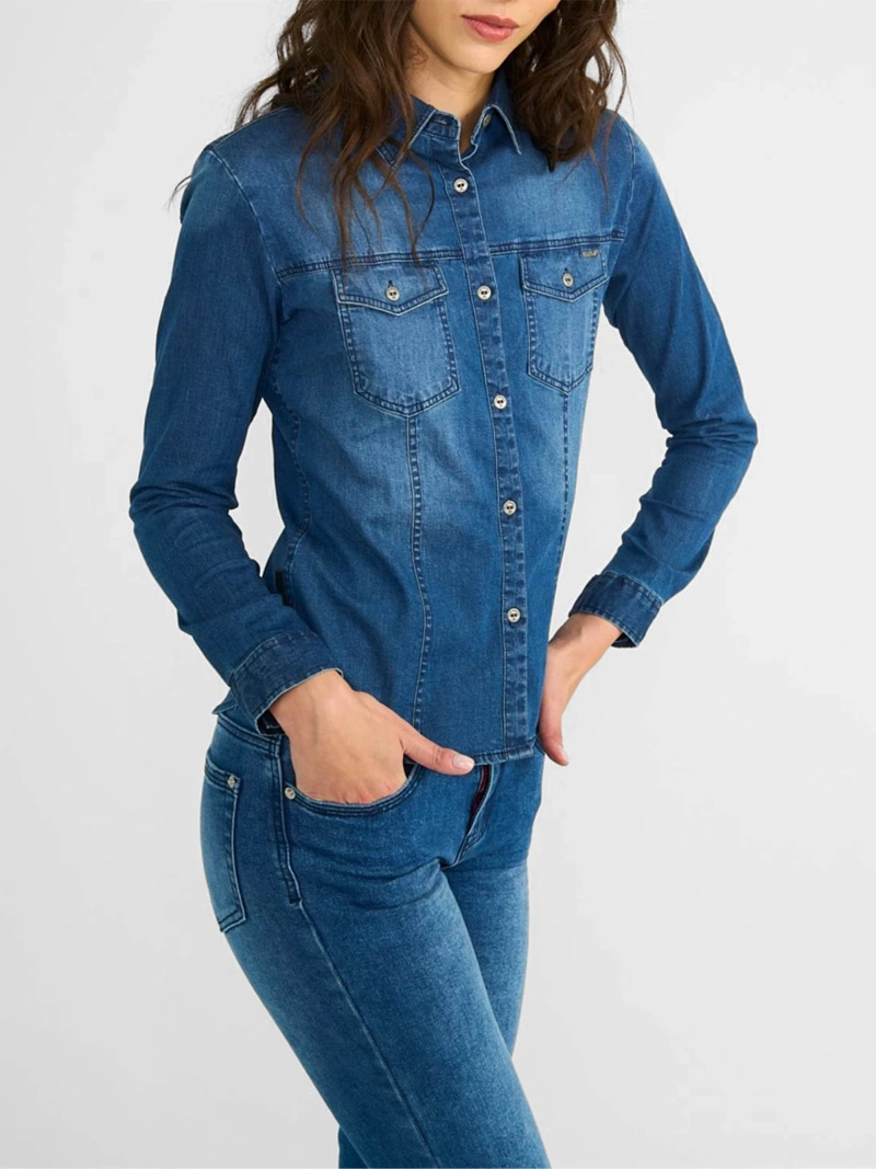 BLUSA MUJER ELLUS MANGA LARGA ALGODÓN - 3