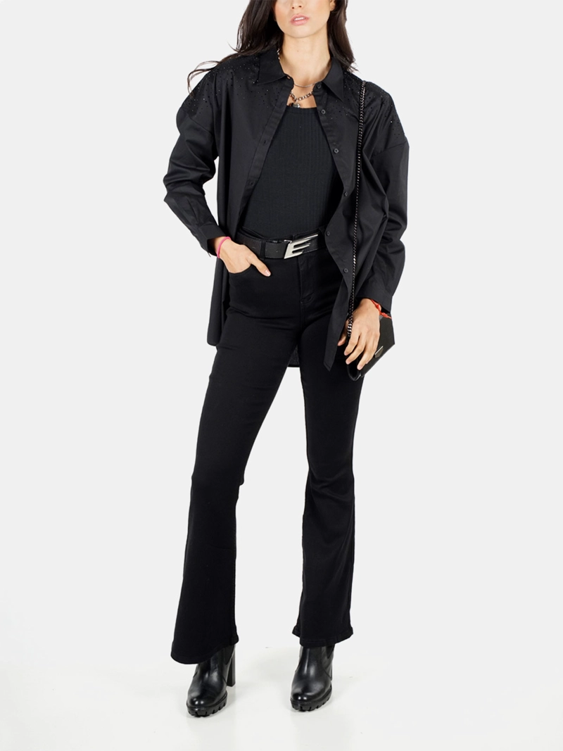 BLUSA MUJER ELLUS MANGA LARGA ALGODÓN - 5