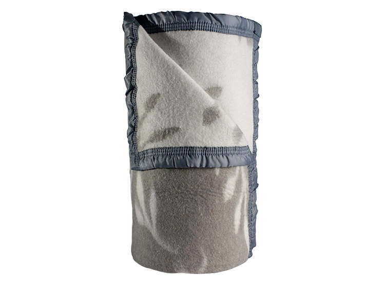FRAZADA ANDES  RAMA JACQUARD GRIS KING - 2