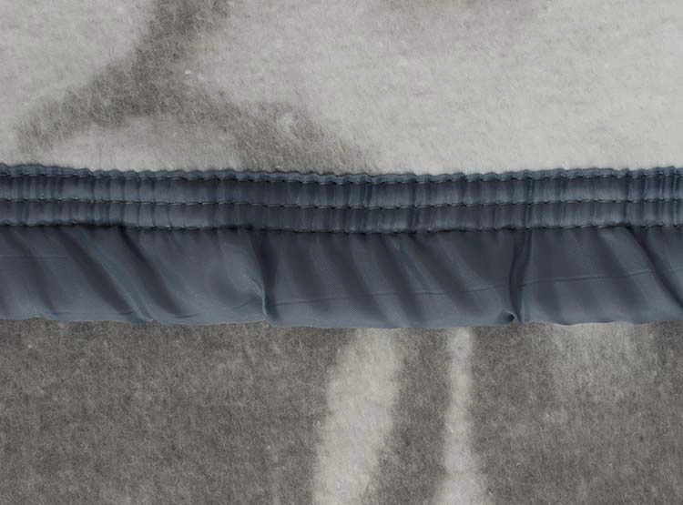 FRAZADA ANDES  RAMA JACQUARD GRIS KING - 3