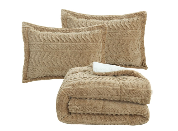 PLUMON ANDES JACQUARD CHIPORRO BEIGE 2 PL - 2