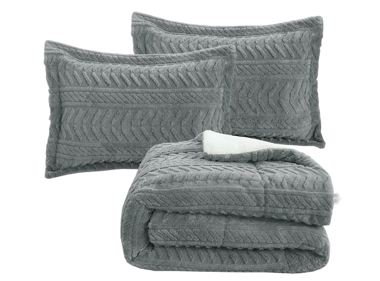 PLUMON ANDES JACQUARD CHIPORRO GRIS 2 PL - 2