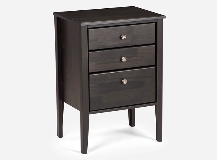 JUEGO DE DORMITORIO ROSEN CAMA EUROPEA DRIVEN SÚPER KING GRAFITO + SET ISSEY NIEBLA - 3