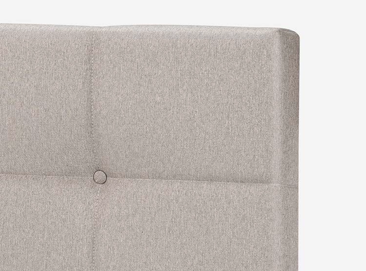 JUEGO DE DORMITORIO ROSEN CAMA EUROPEA DRIVEN SÚPER KING GRAFITO + RESPALDO ISSEY NIEBLA - 4