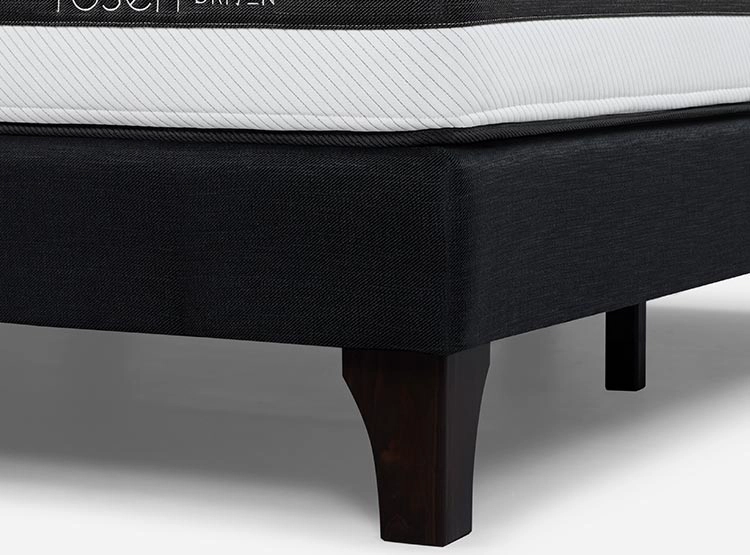 JUEGO DE DORMITORIO ROSEN CAMA EUROPEA DRIVEN SÚPER KING GRAFITO + RESPALDO ISSEY NIEBLA - 5