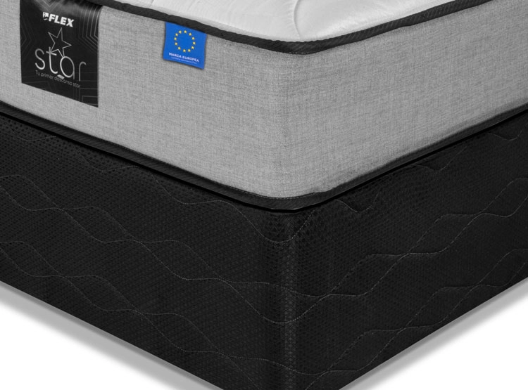 CAMA AMERICANA FLEX STAR BD 2 PLAZAS GRIS - 3