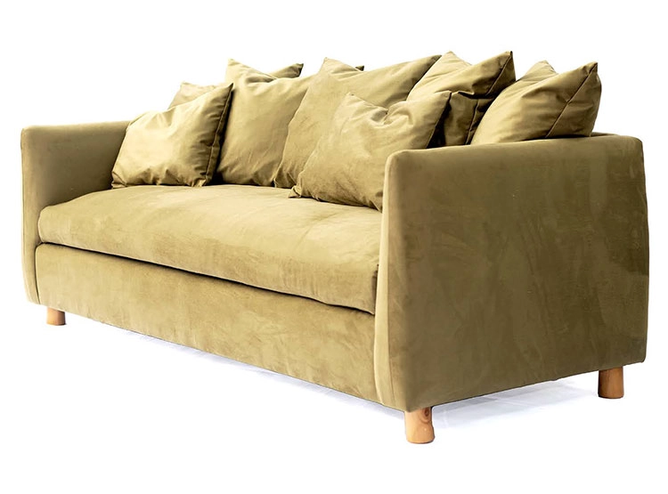 SOFÁ BARRA DESIGN LEONOR VELVET 3 CUERPOS FELPA - 2