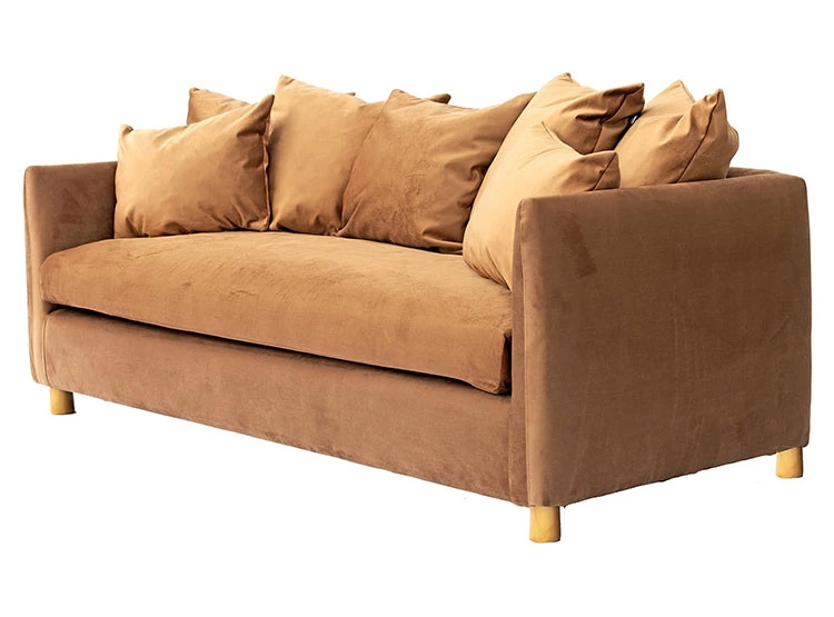 SOFÁ BARRA DESIGN LEONOR VELVET 3 CUERPOS FELPA - 2