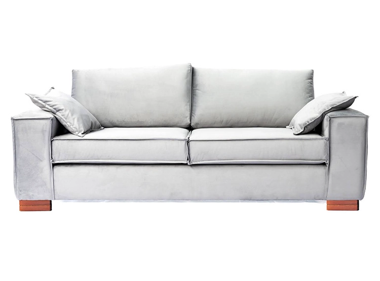 SOFÁ BARRA DESIGN NOELIA VELVET 3 CUERPOS FELPA