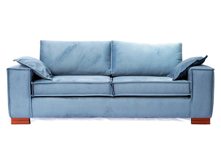 SOFÁ BARRA DESIGN NOELIA VELVET 3 CUERPOS FELPA