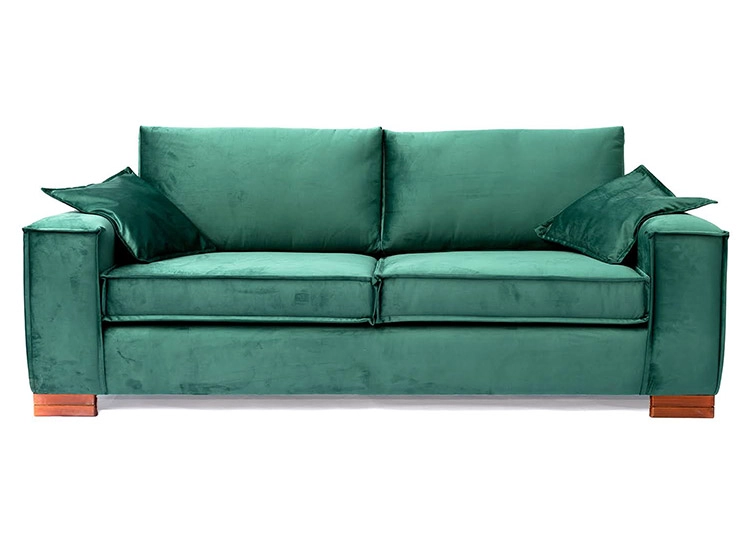SOFÁ BARRA DESIGN NOELIA VELVET 3 CUERPOS FELPA