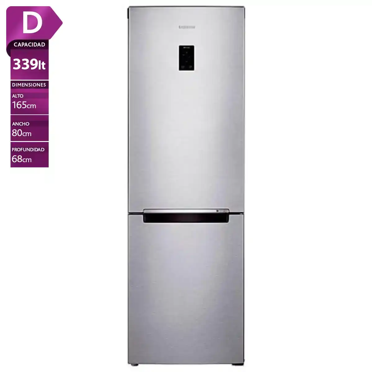 REFRIGERADOR BOTTOM FREEZER SAMSUNG RB33J3230SA 339L NO FROST GRAFITO - 1