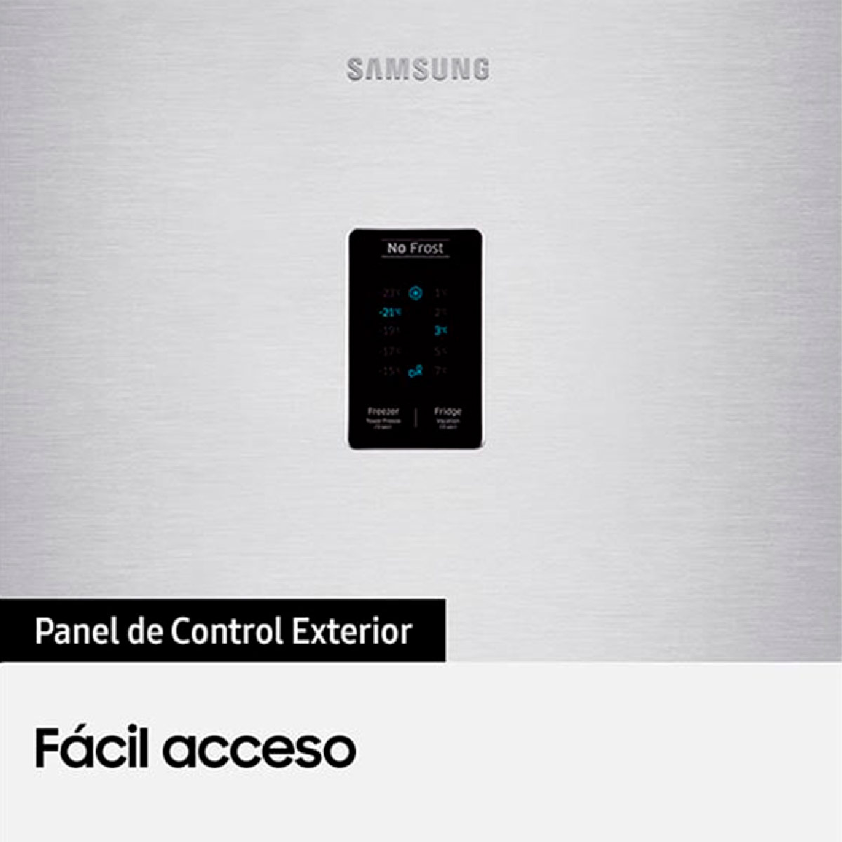 REFRIGERADOR BOTTOM FREEZER SAMSUNG RB33J3230SA 339L NO FROST GRAFITO - 6