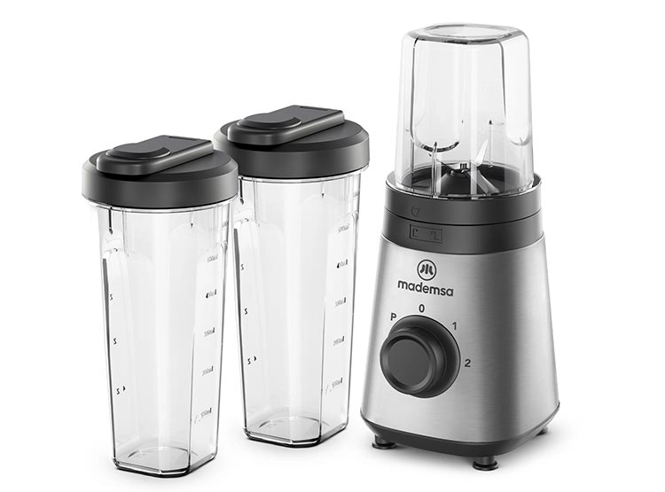 LICUADORA MADEMSA MBL30 300W 0.6 L GRIS