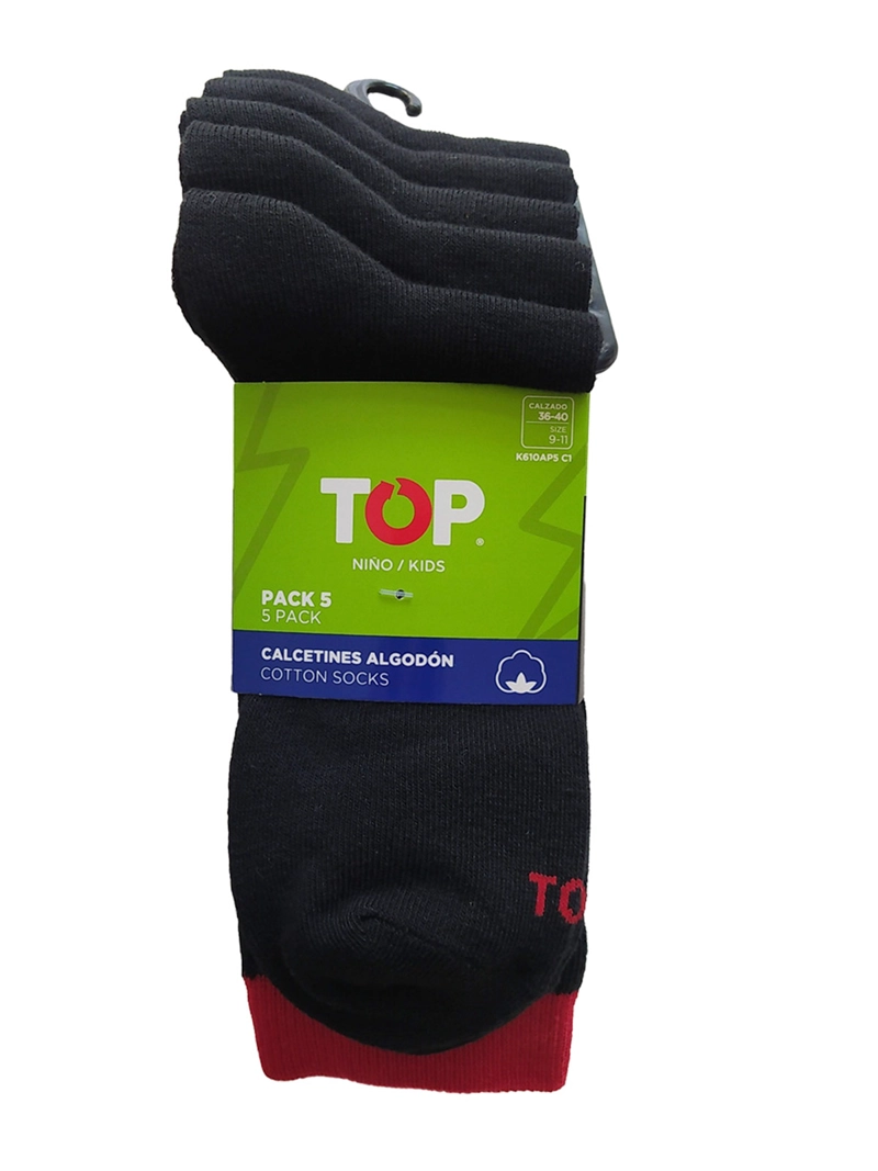 CALCETINES NIÑO TOP PACK X3 ALGODÓN - 7