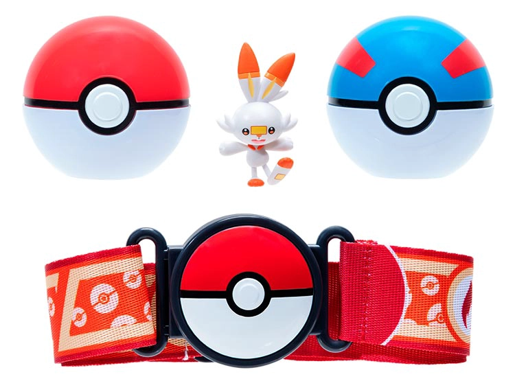 CINTURÓN ENTRENADOR POKÉMON+FIGURA - 1