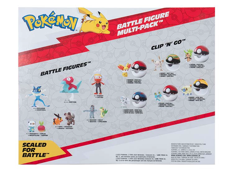 SET FIGURA POKEMON BATTLE / MODELO ALEATORIO - 13