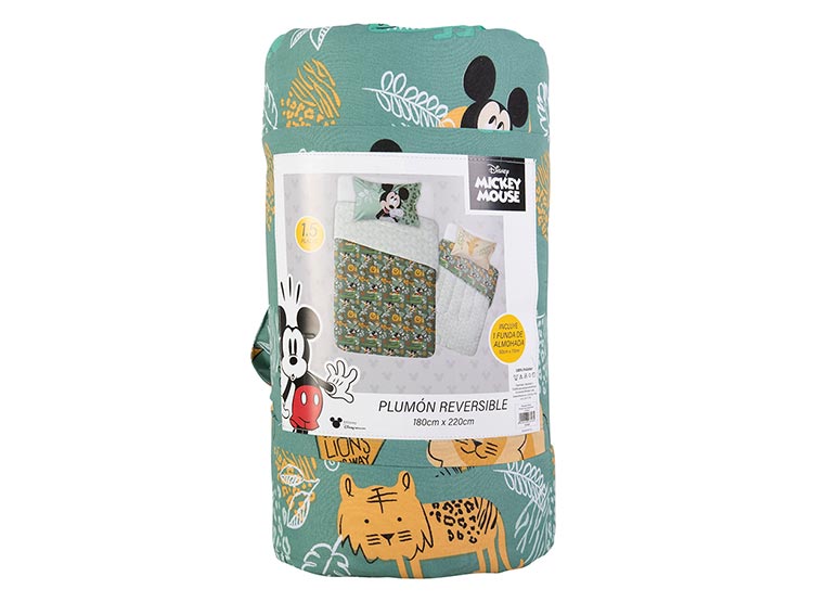 PLUMÓN DISNEY MICKEY ZAFARI 1.5 PLAZAS ESTAMPADO - 4