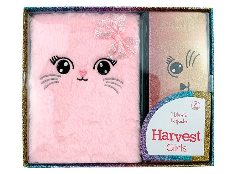 SET HARVEST CUADERNO GATITA - 5