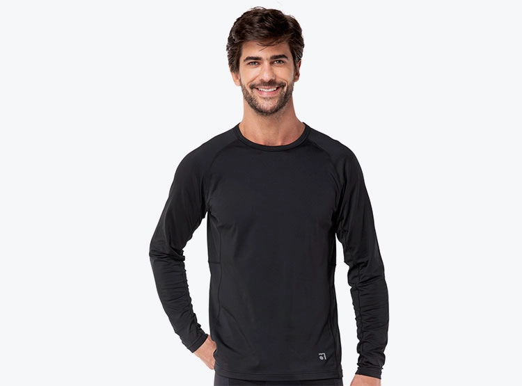 CAMISETA MANGA LARGA MICROFIBRA HOMBRE TOP 186MSC1 - 1