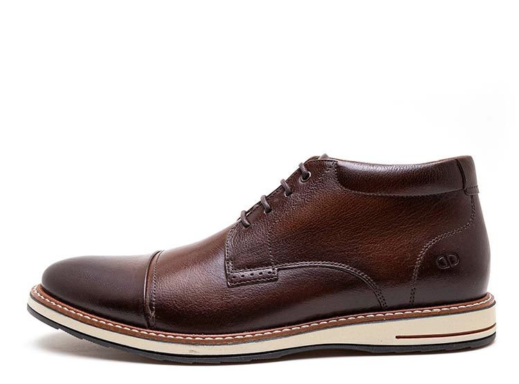 ZAPATOS CUERO HOMBRE DEMOCRATA CHOCOLATE OLIVER - 1