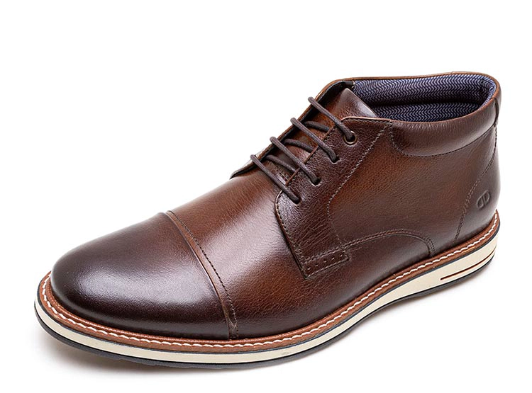 ZAPATOS CUERO HOMBRE DEMOCRATA CHOCOLATE OLIVER - 2