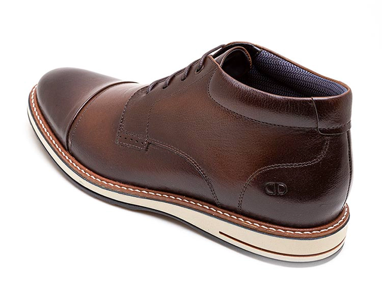 ZAPATOS CUERO HOMBRE DEMOCRATA CHOCOLATE OLIVER - 3