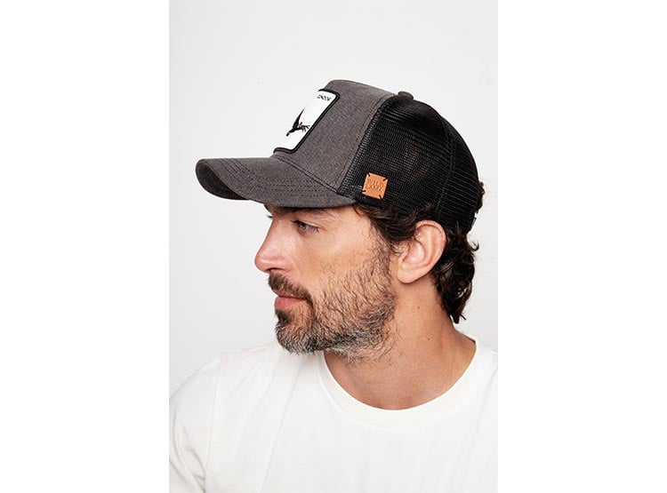 GORRA WILD LAMA CONDOR NEGRO LAVADO - 3